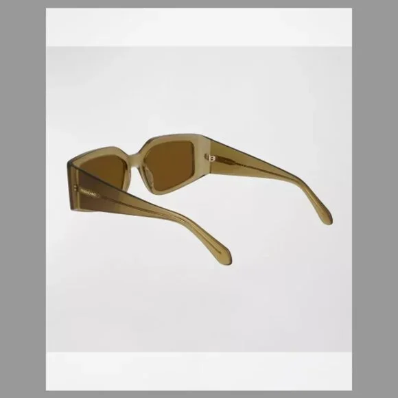 Ferragamo Micro-Logo Acetate Rectangle Sunglasses(Color  display picture 2